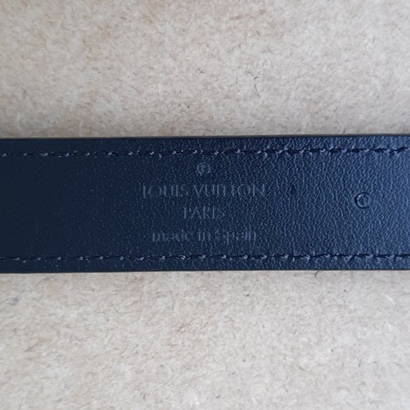Louis Vuitton authentic Vernis navy belt 20mm - Picture 5 of 6